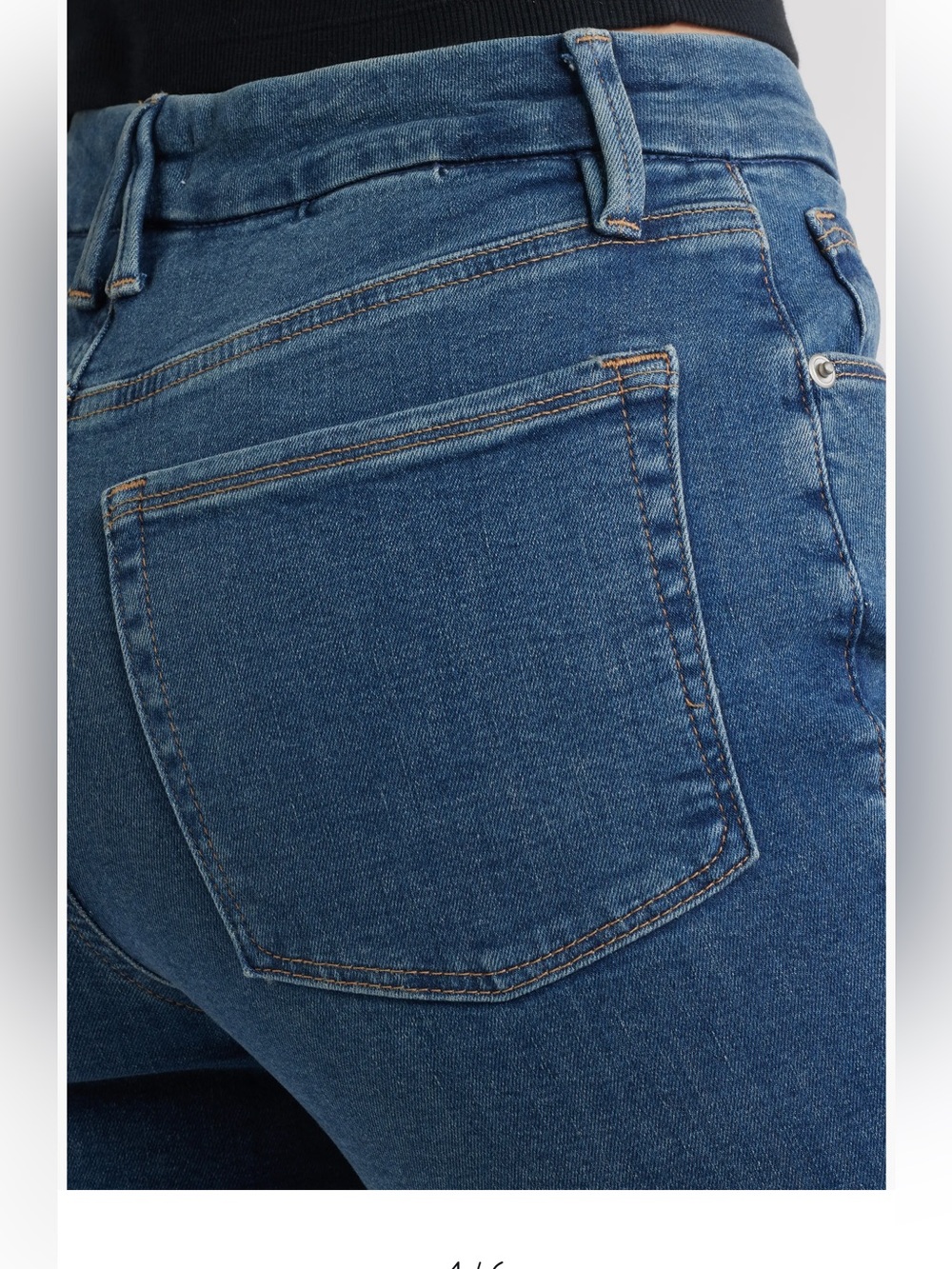 Good American Good Legs Straight Jeans - Picture 10 of 16